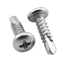 SS Roofing Screws M4.2 M4.8 Stainless Steel 410 Phillips Pan Head Self Drilling Screw